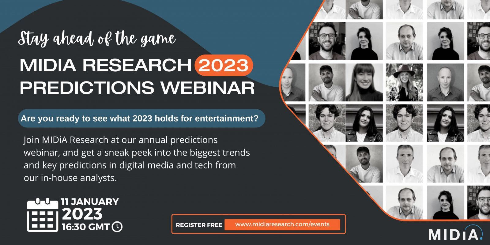 Cover image for MIDiA 2023 predictions webinar