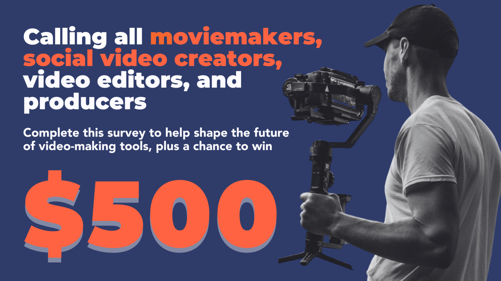 Cover image for Video Creators: Tell us how you create for a chance to win $500