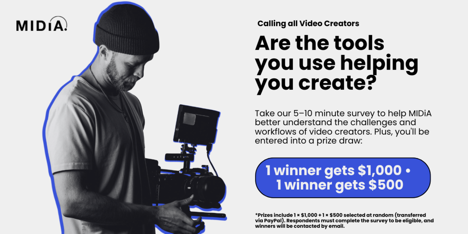 Video creation has never been easier – so why does it feel harder? Share your experience in our survey