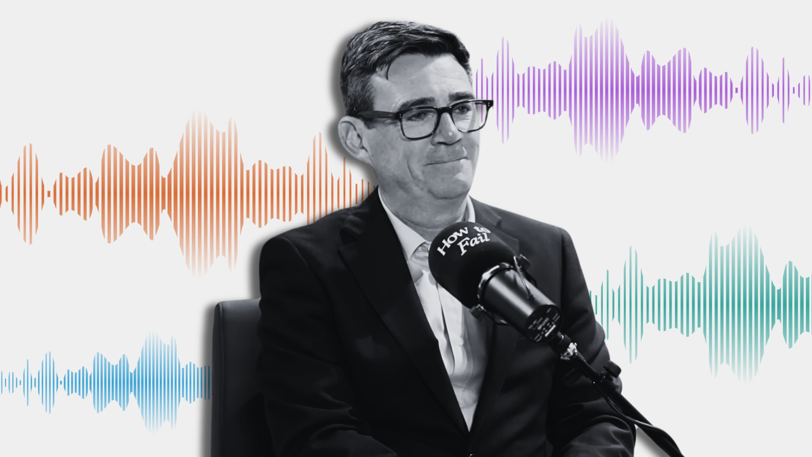 Beyond the briefing room: What Andy Burnham's How to Fail booking tells platforms about podcast fragmentation