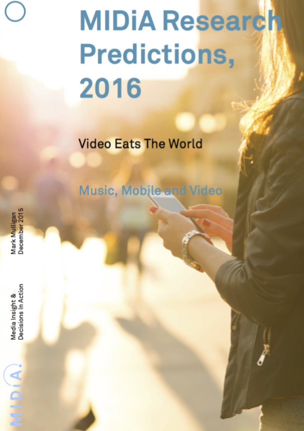 Cover image for MIDiA Predictions 2016: Video Eats The World