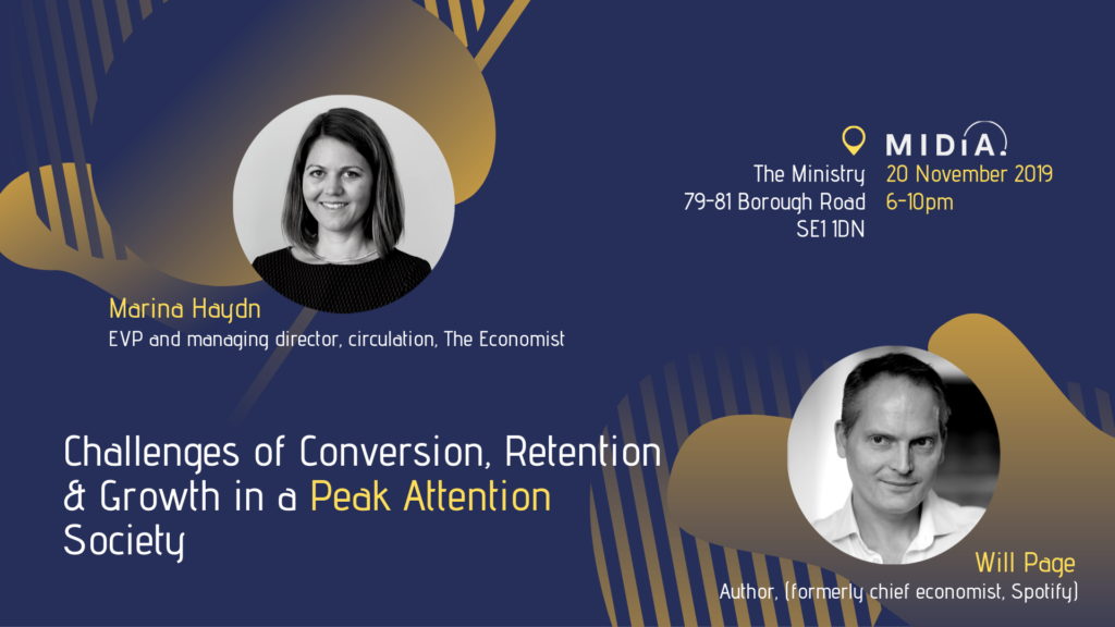 MIDiA presents: How peak attention has transformed competition in entertainment.