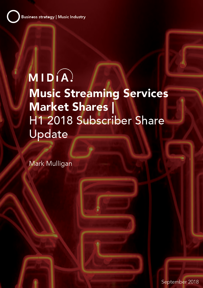 Cover image for Music Streaming Services Market Shares