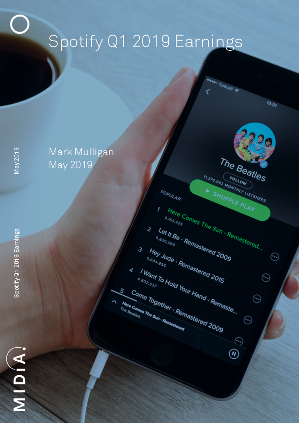 Cover image for Spotify Q1 2019 Earnings 