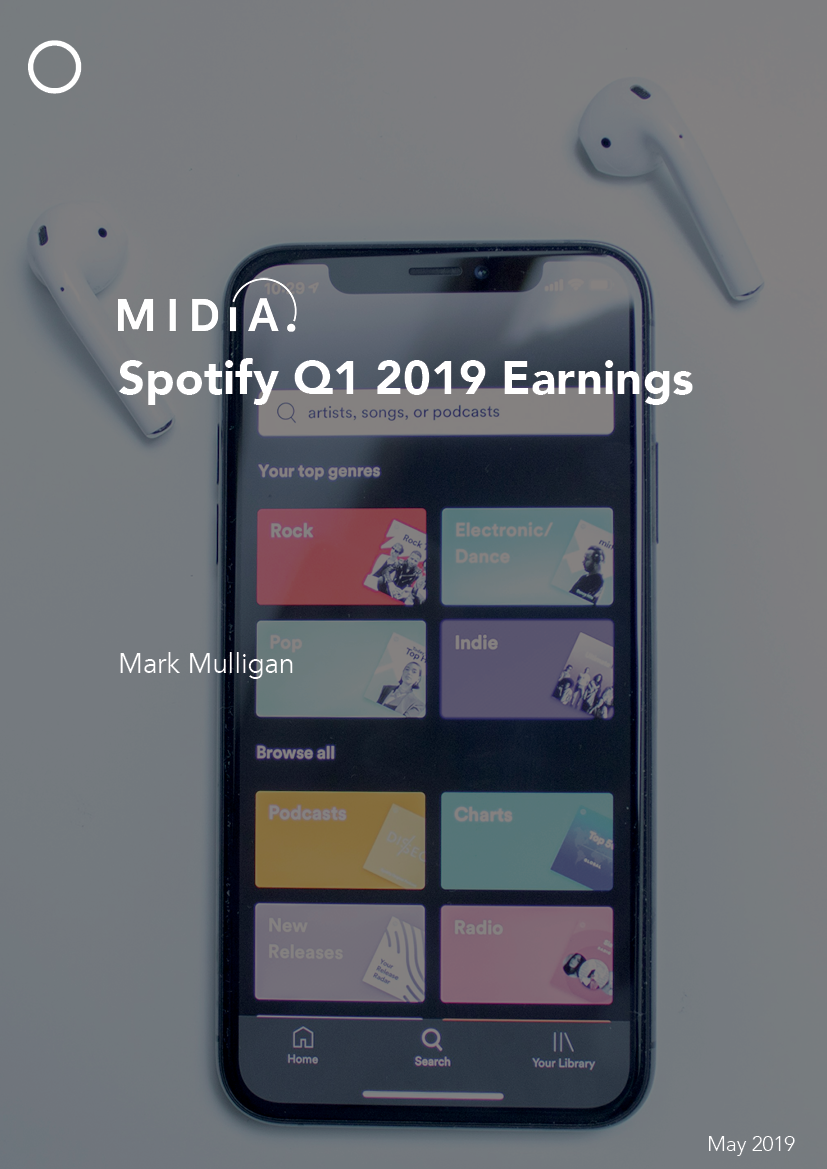 Cover image for Spotify Q1 2019 Earnings