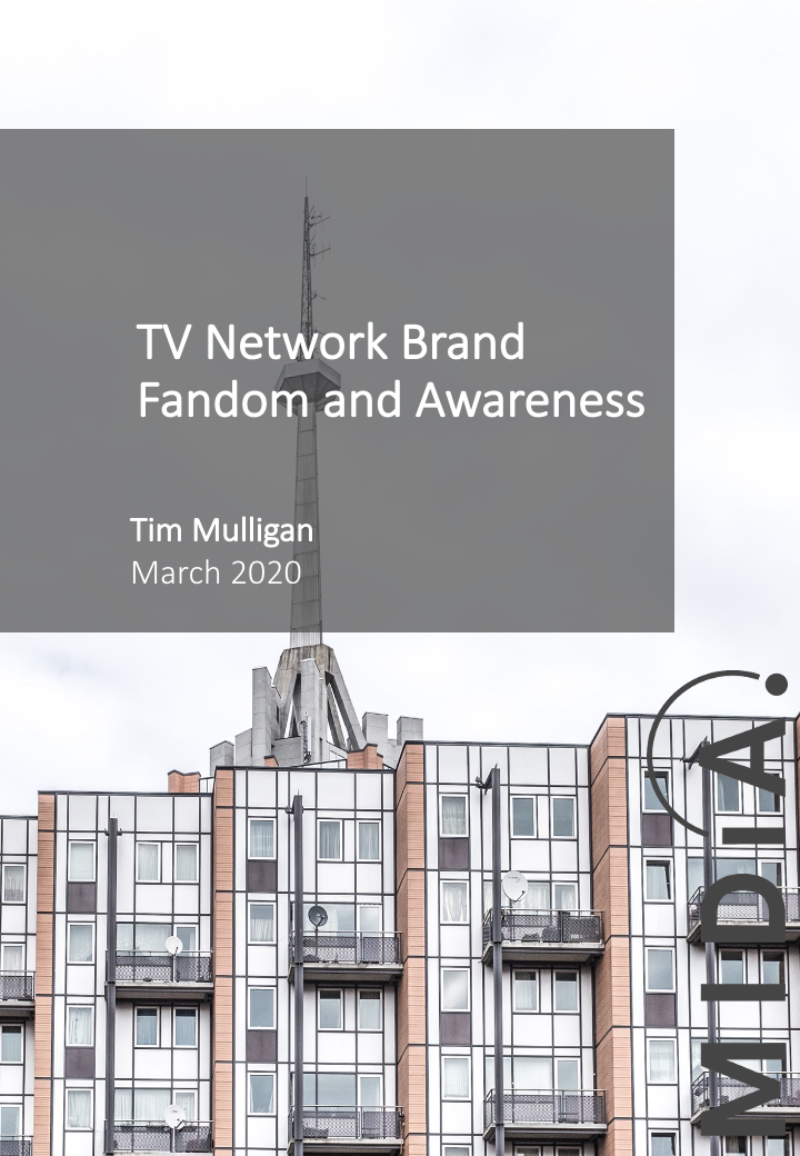 TV Network Brand Fandom and Awareness Cover image for TV Network Brand Fandom and Awareness