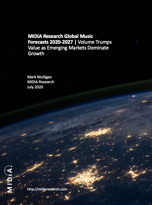 Cover image for MIDiA Research 2020-2027 Global Music Forecasts