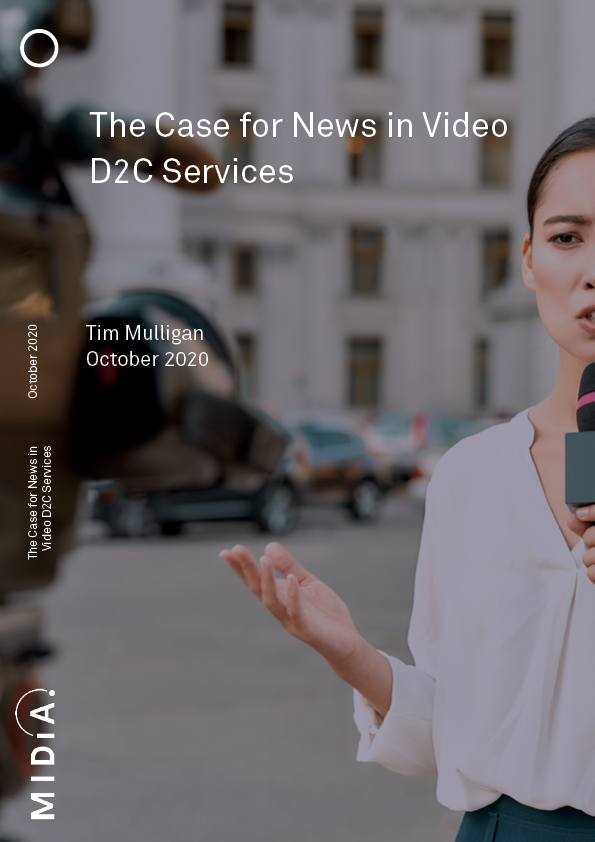 Cover image for The Case for News in Video D2C Services