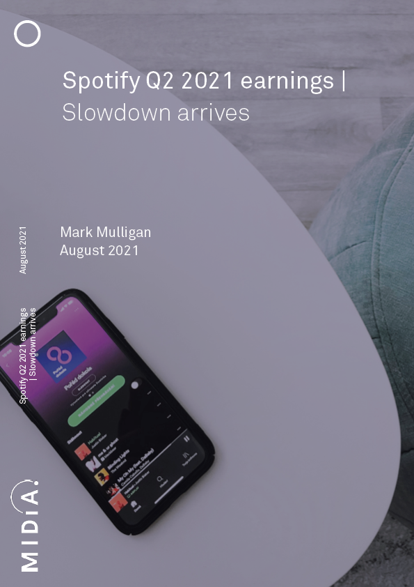 Cover image for ­­­Spotify Q2 2021 earnings