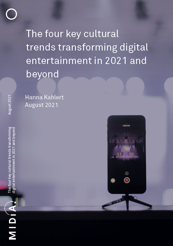 Cover image for The four key cultural trends transforming digital entertainment in 2021 and beyond