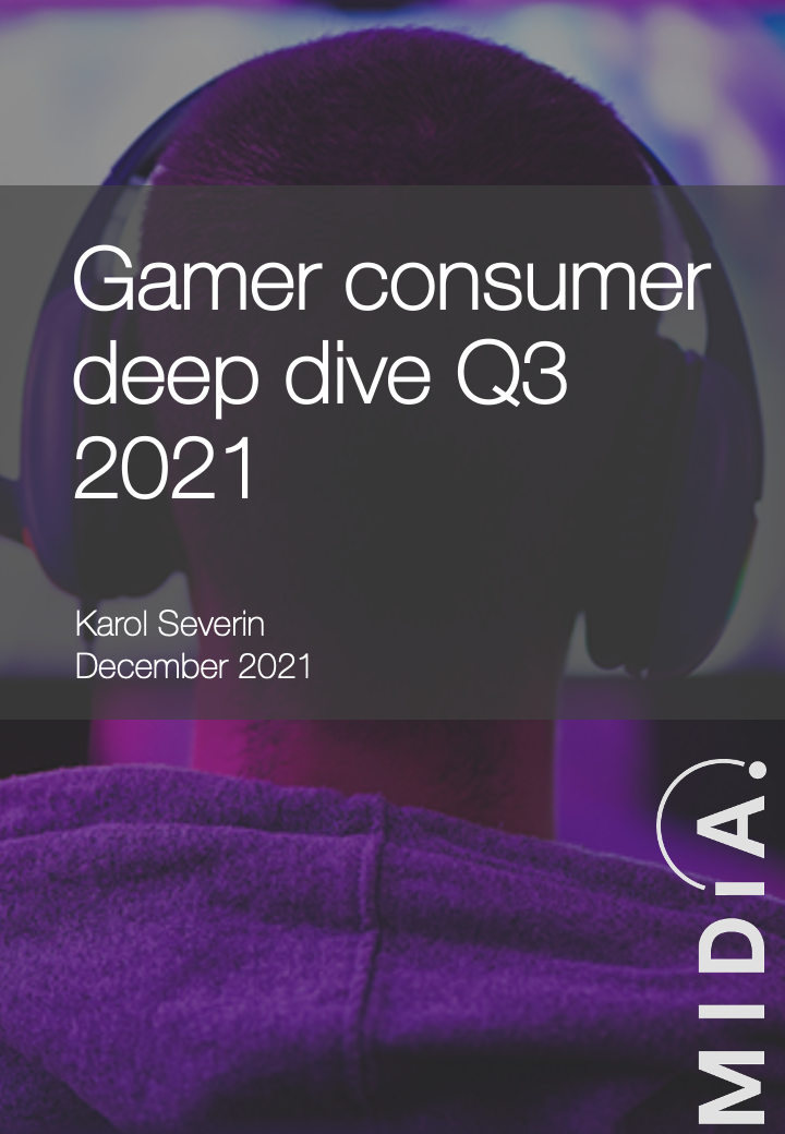 Cover image for Gamer consumer deep dive Q3 2021