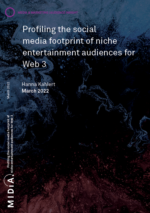 Cover image for Profiling the social media footprint of niche entertainment audiences for Web 3