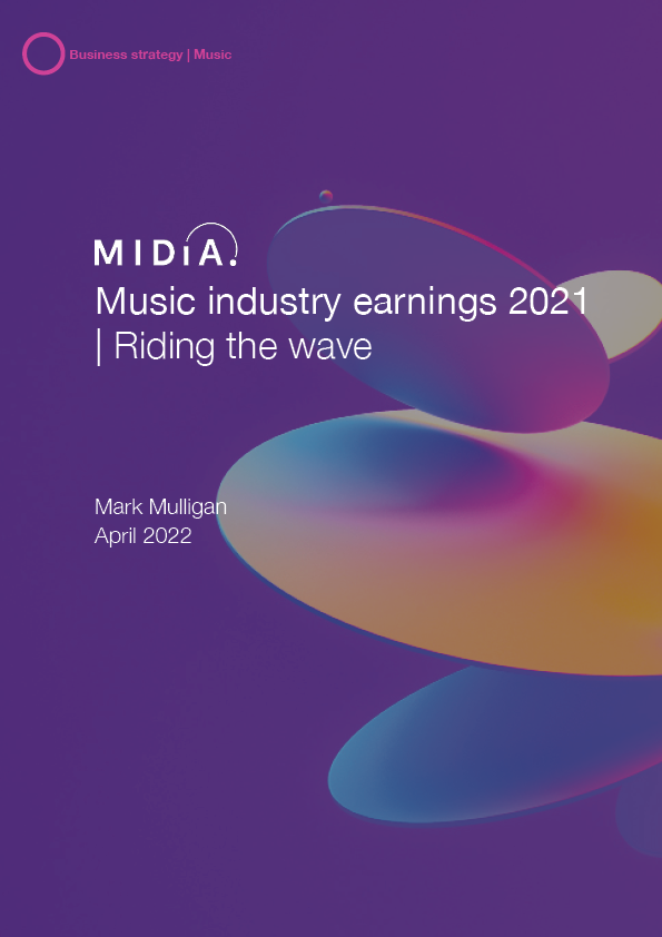 Cover image for Music industry earnings 2021