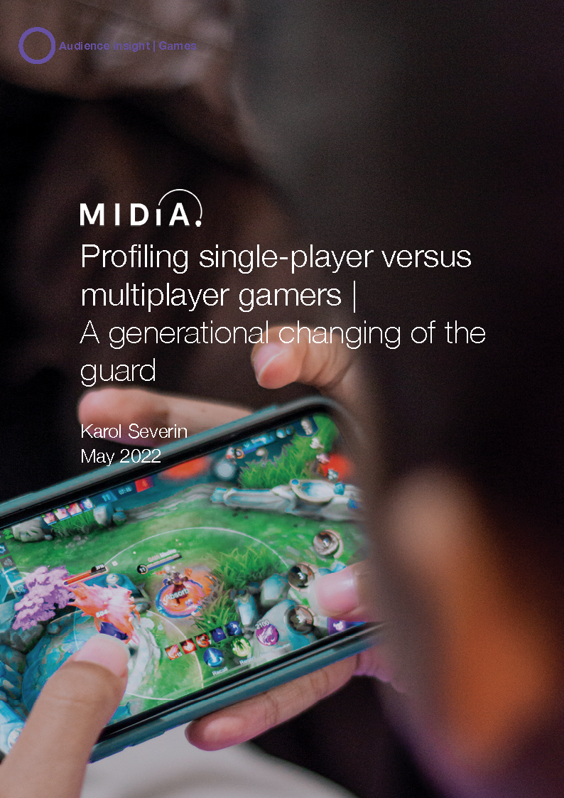 Cover image for Profiling single-player versus multiplayer gamers