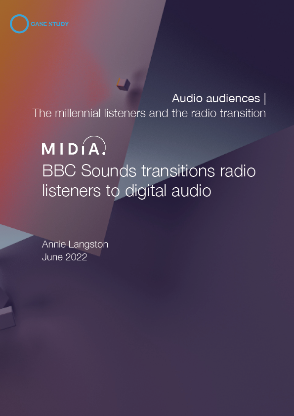 Cover image for BBC Sounds transitions radio listeners to digital audio