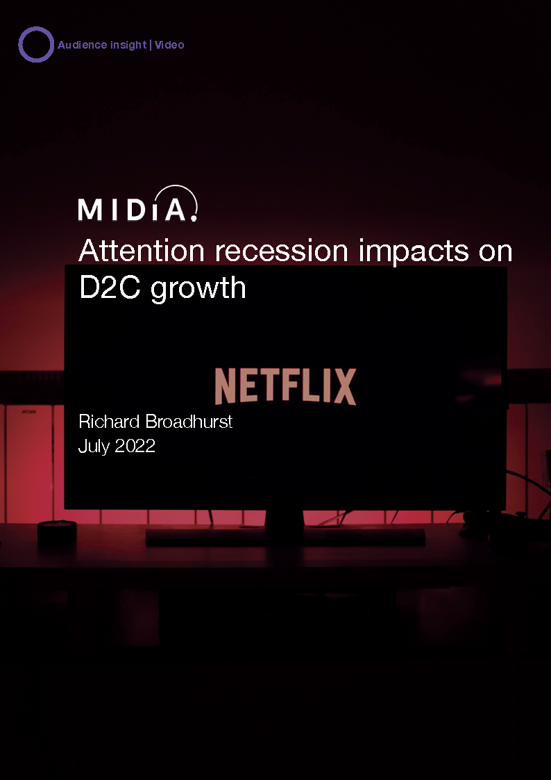 Cover image for Attention recession impacts on D2C growth