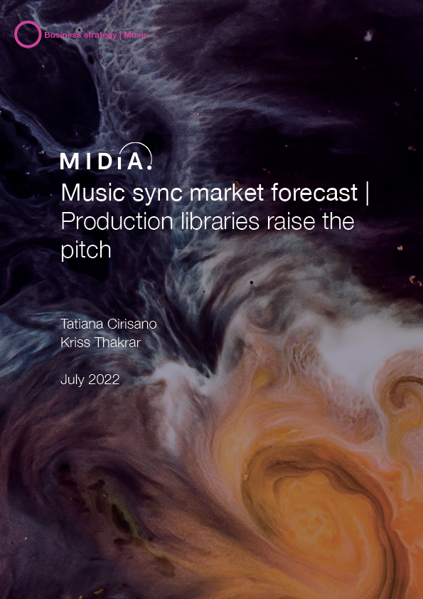 Cover image for Music sync market forecast