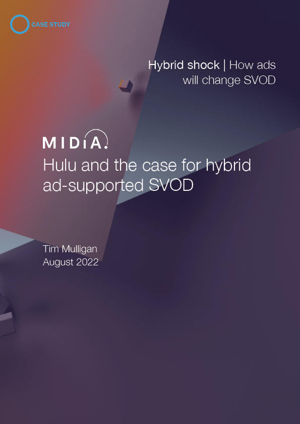 Cover image for Hulu and the case for hybrid ad-supported SVOD