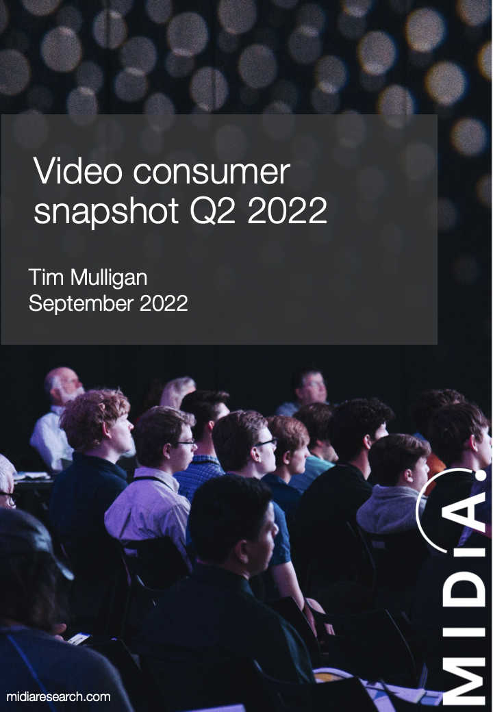 Cover image for Video consumer snapshot Q2 2022