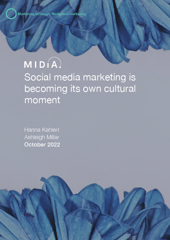 Cover image for Social media marketing is becoming its own cultural moment
