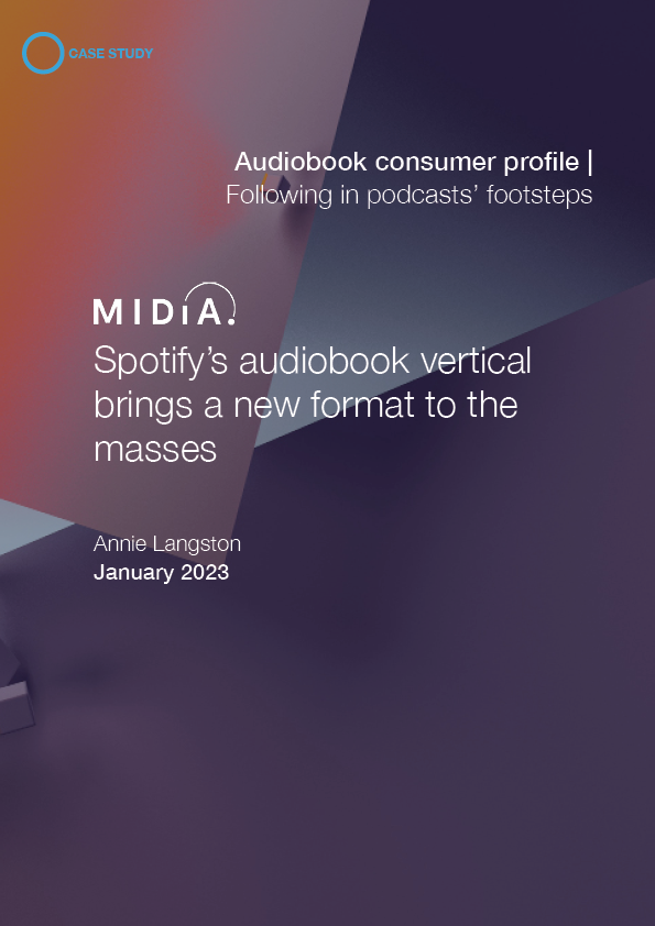 Cover image for Spotify’s audiobook vertical brings a new format to the masses