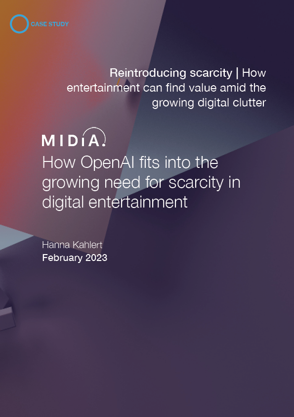 Cover image for How OpenAI fits into the growing need for scarcity in digital entertainment