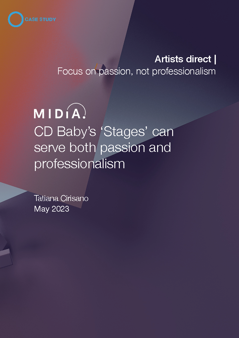 Cover image for CD Baby’s ‘Stages’ can serve both passion and professionalism
