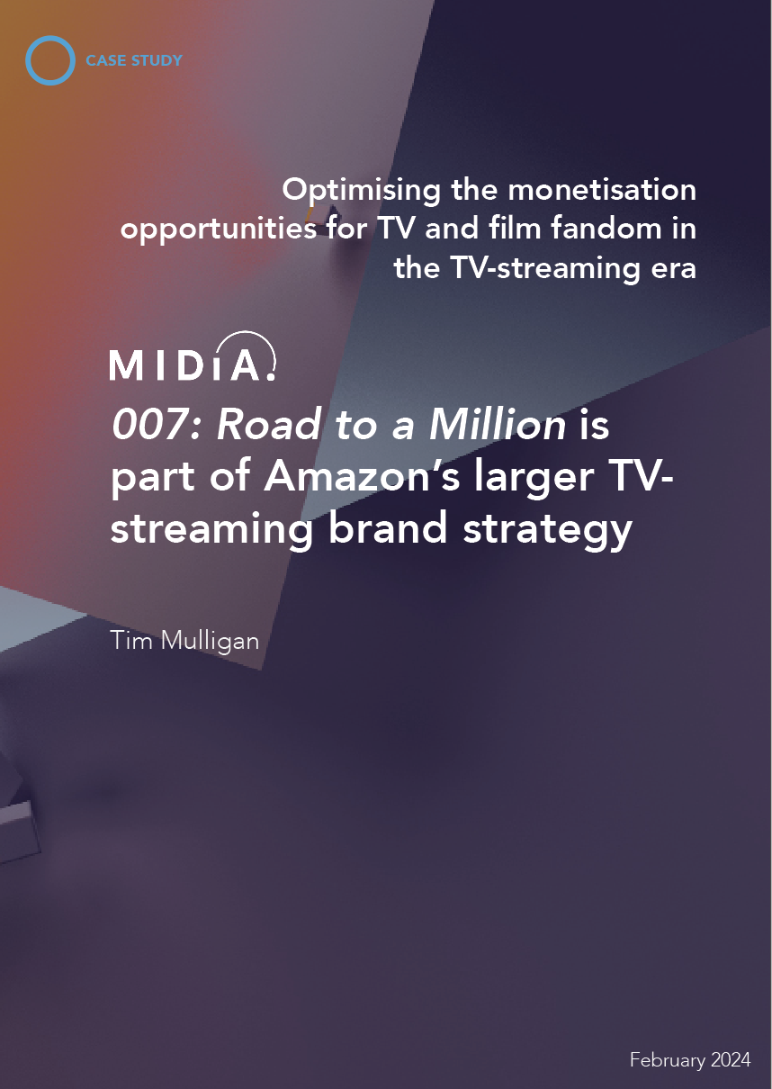 Cover image for 007: Road to a Million is part of Amazon’s larger TV-streaming brand strategy