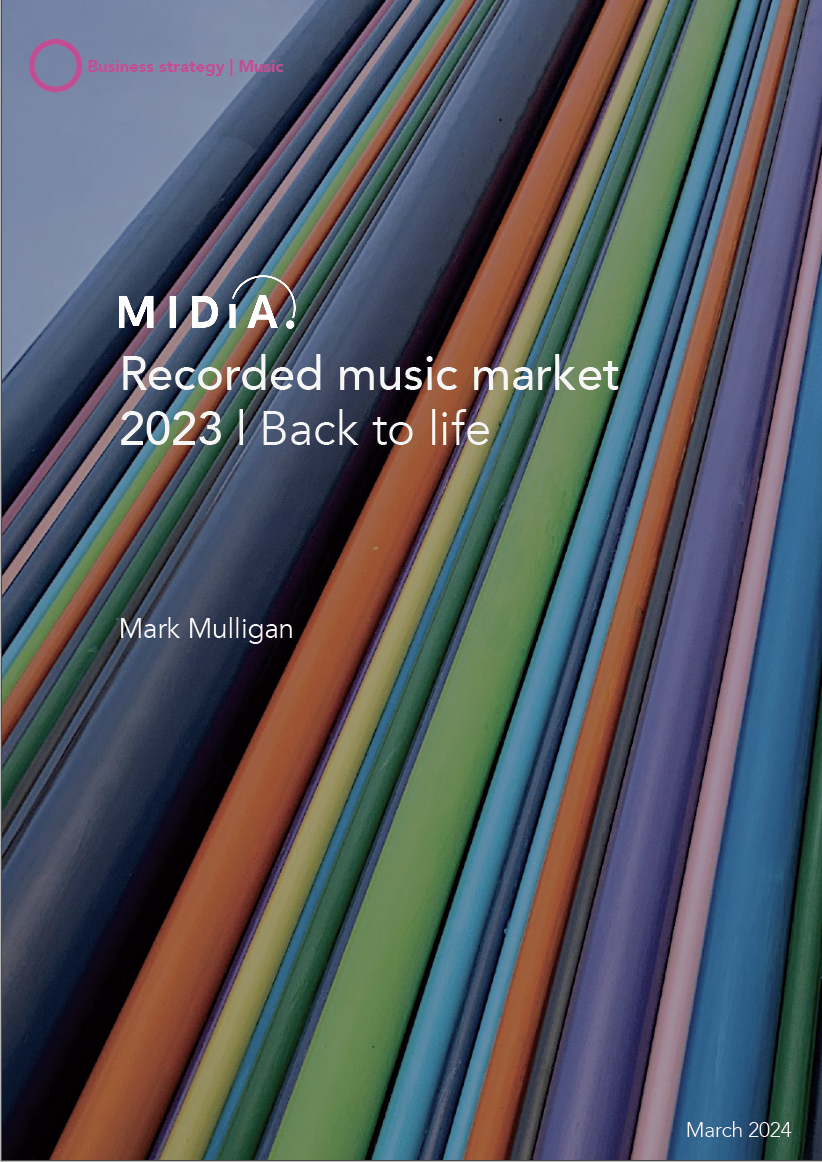Cover image for Recorded music market 2023