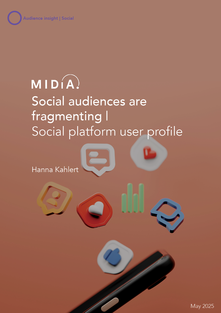 Social audiences are fragmenting Cover image for Social audiences are fragmenting