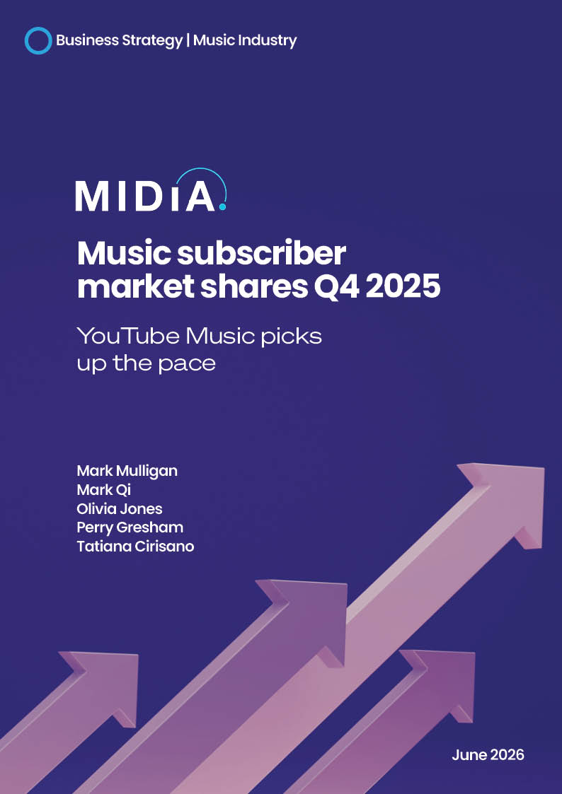 Cover image for Music subscriber market shares Q4 2025