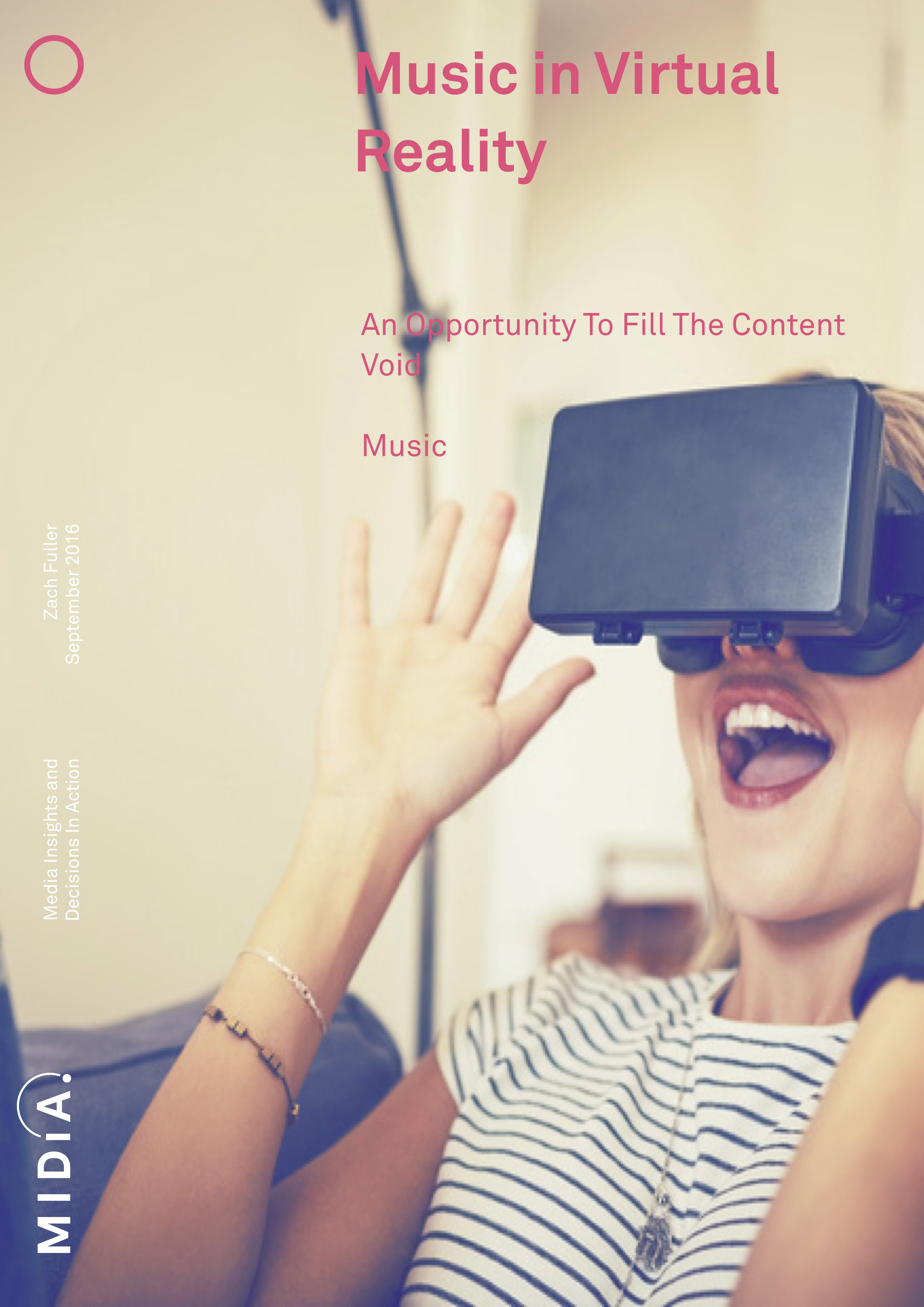 Cover image for Music in Virtual Reality